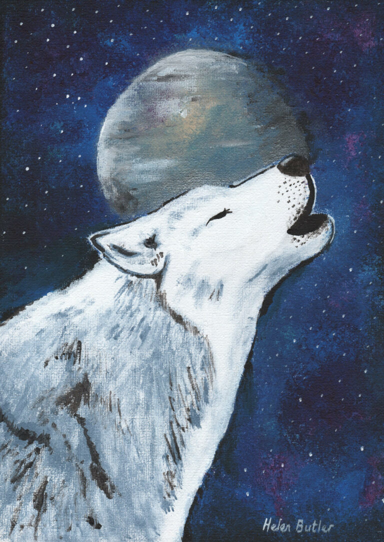 The wolf in the moon