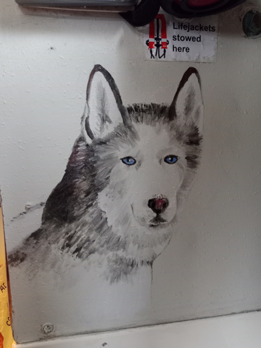 Husky mural