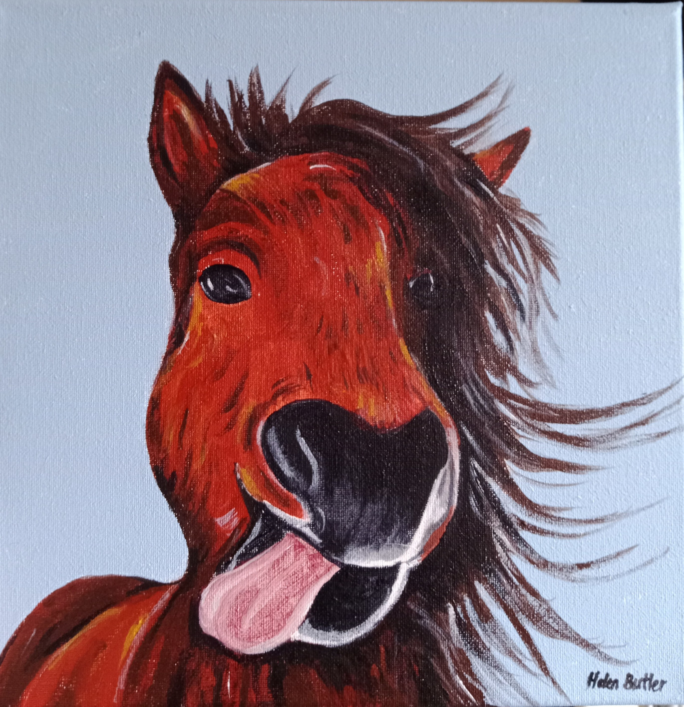 Crazy Horse - acrylic on canvas