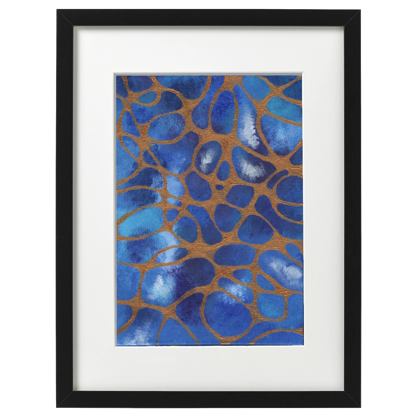 Neurographic art - acrylic on A4 canvas board