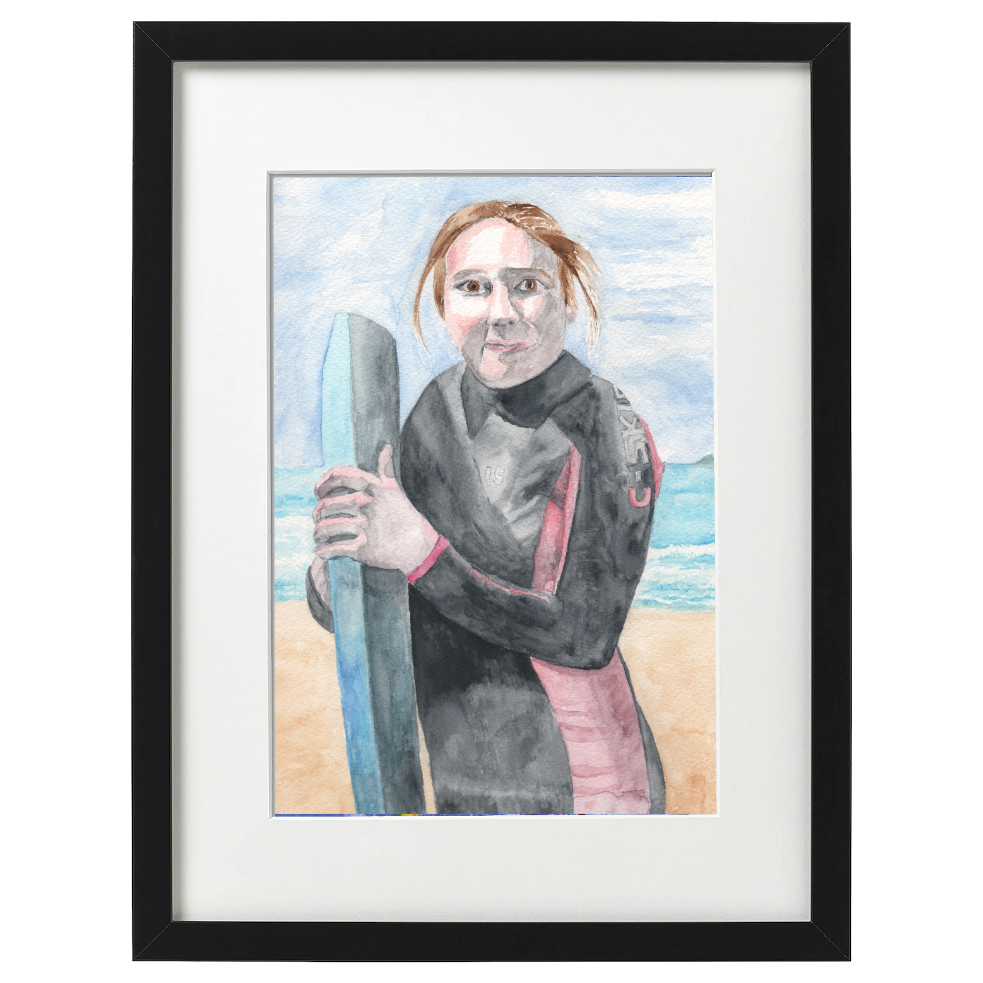 Surf's up! watercolour