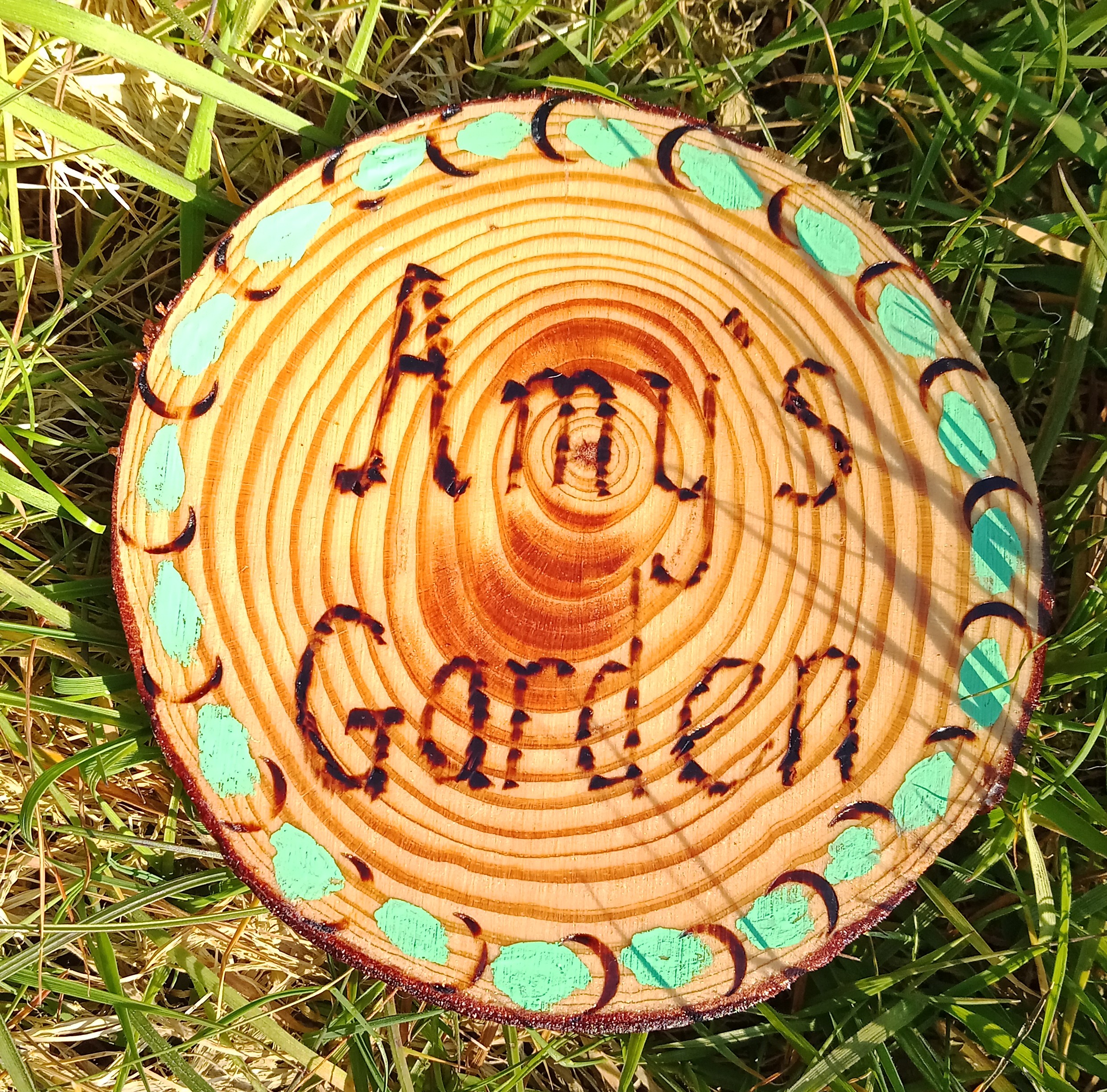 Amy's Garden sign