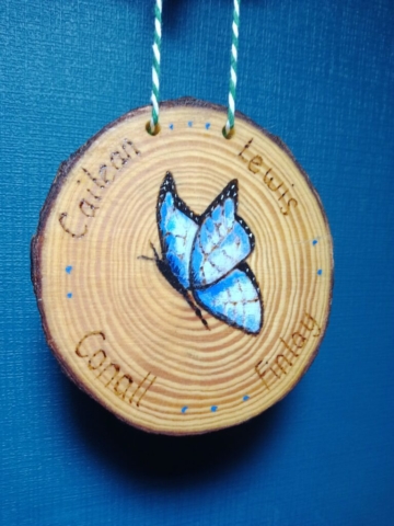 Butterfly tree decoration