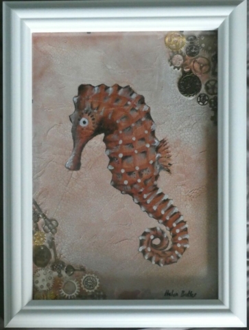 Steampunk seahorse