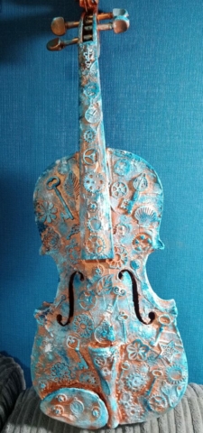 Steampunk violin