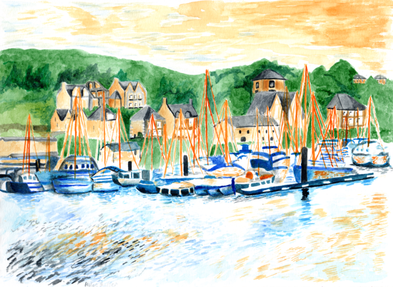 Tarbert, Argyll - watercolour