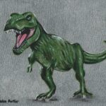 T-rex - acrylic