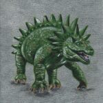 Stegasaurus - acrylic