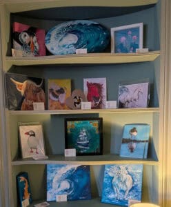 Knipoch Hotel art display